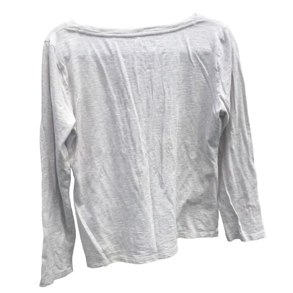 Talbots womens embroidered long sleeve shirt M beige fall boots flowers garden - Picture 8 of 11